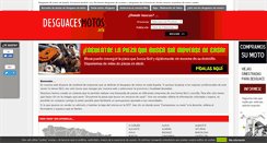 Desktop Screenshot of desguacesmotos.info