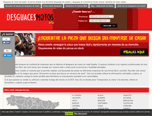 Tablet Screenshot of desguacesmotos.info